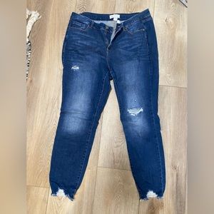 Lane Bryant Flex magic waistband mid rise skinny Jean. Size 16